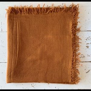 Chan Luu Ginger Fringed Scarf